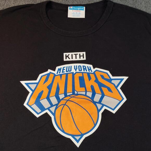 Other - Kith X New York Knicks Night Chase Shirt Mens Size Xl Black Tee